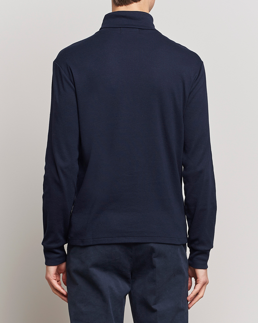 Herre | Trøjer | Polo Ralph Lauren | Rib Knitted Polo Aviator Navy