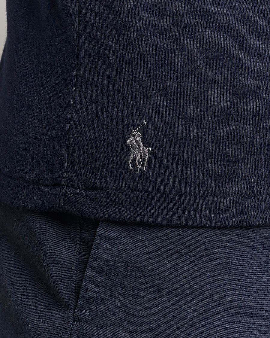 Herre | Trøjer | Polo Ralph Lauren | Rib Knitted Polo Aviator Navy