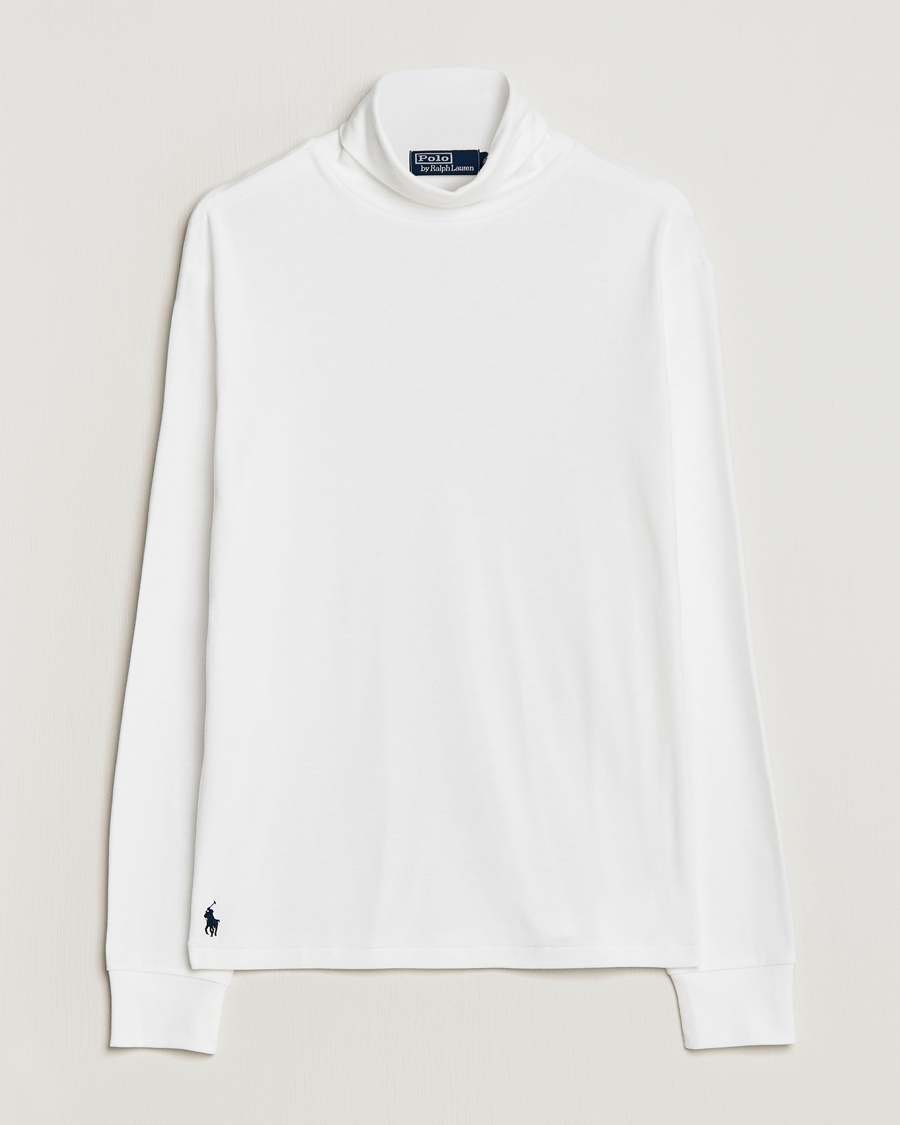 Herre | Trøjer | Polo Ralph Lauren | Rib Knitted Polo White