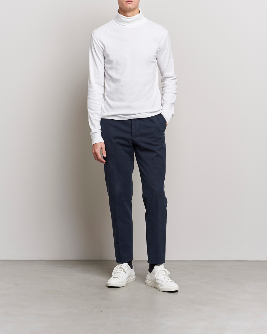 Herre | Trøjer | Polo Ralph Lauren | Rib Knitted Polo White