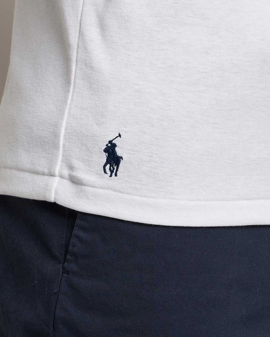 Herre | Trøjer | Polo Ralph Lauren | Rib Knitted Polo White