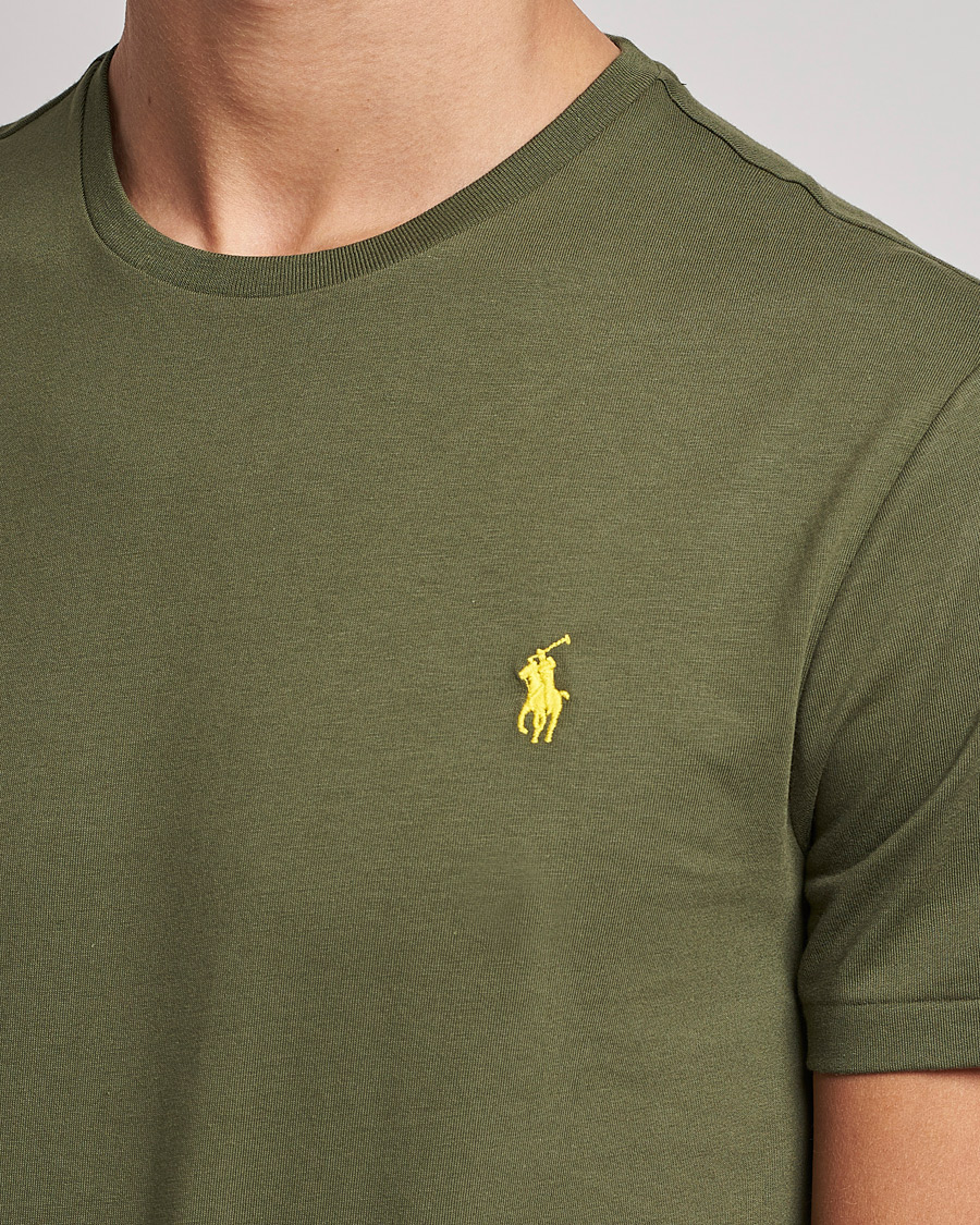 Herre | T-Shirts | Polo Ralph Lauren | Crew Neck T-Shirt Dark Sage
