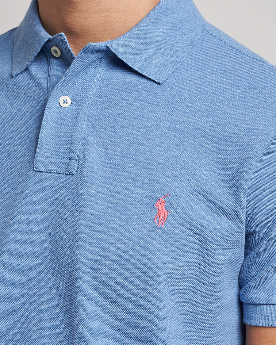 Herre | Polotrøjer | Polo Ralph Lauren | Custom Slim Fit Polo Soft Royal Heather