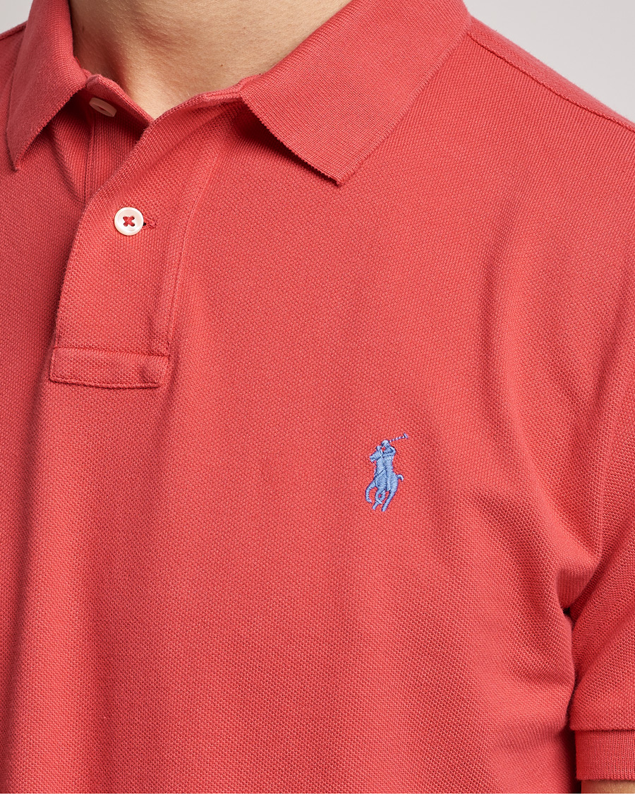 Herre | Polotrøjer | Polo Ralph Lauren | Custom Slim Fit Polo Starboard Red