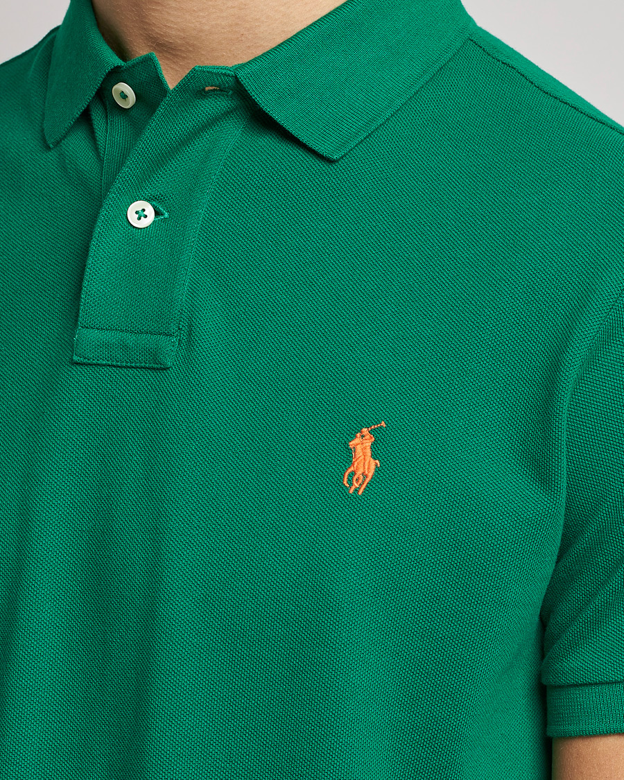 Herre | Polotrøjer | Polo Ralph Lauren | Custom Slim Fit Polo Primary Green