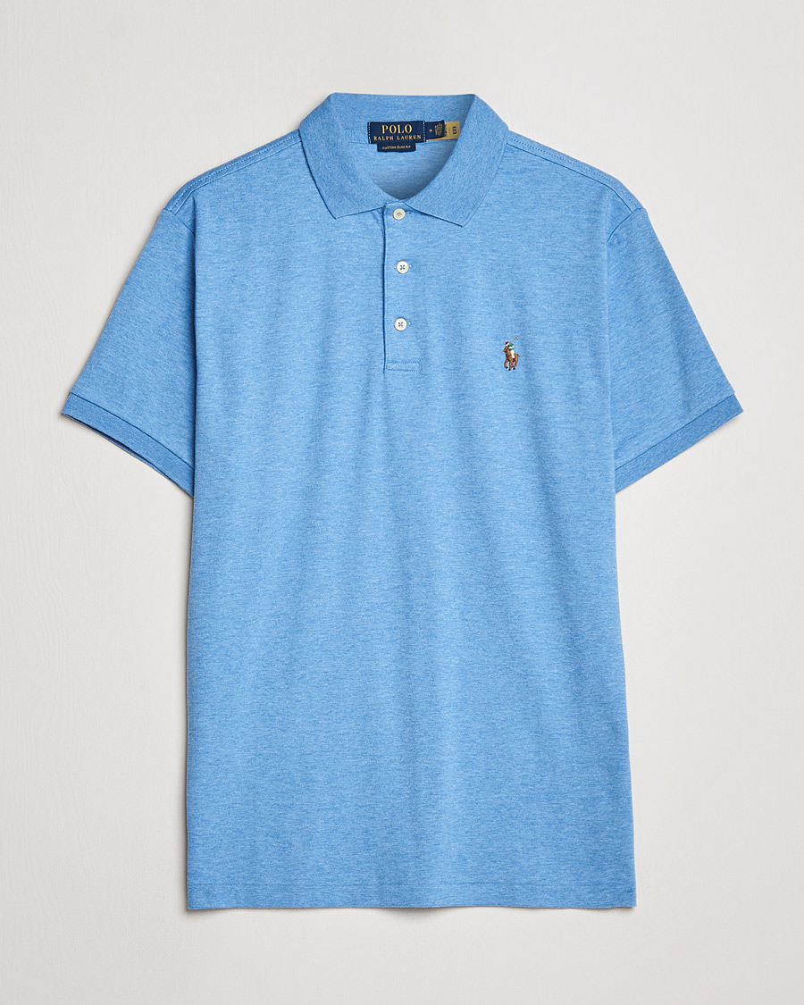 Herre | Polotrøjer | Polo Ralph Lauren | Luxury Pima Cotton Polo Soft Royal Heather