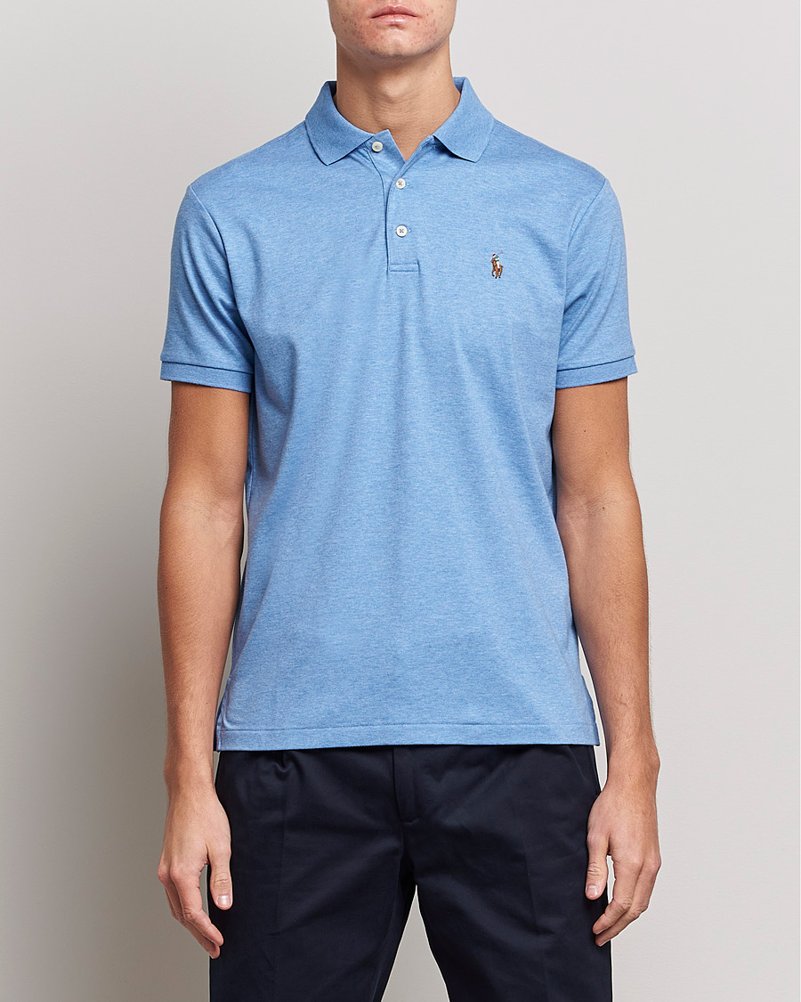 Herre | Polotrøjer | Polo Ralph Lauren | Luxury Pima Cotton Polo Soft Royal Heather