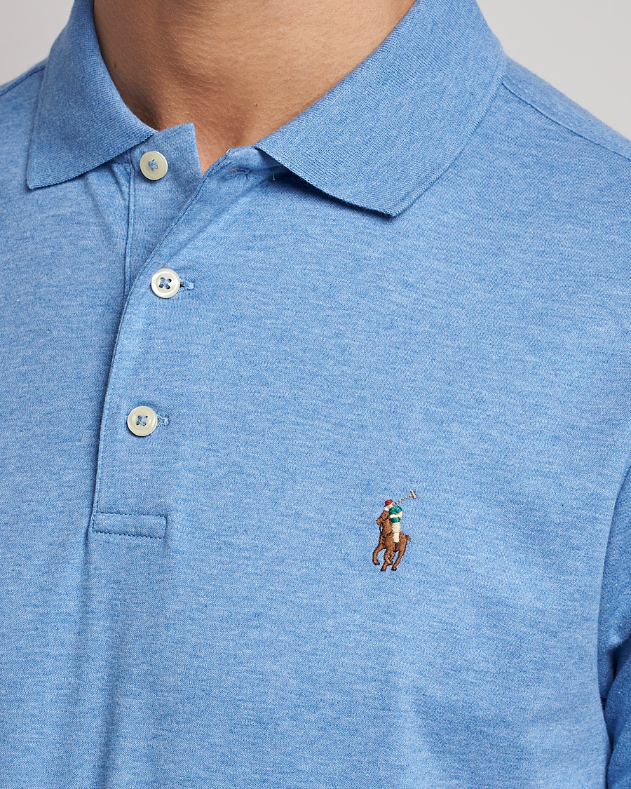Herre | Polotrøjer | Polo Ralph Lauren | Luxury Pima Cotton Polo Soft Royal Heather