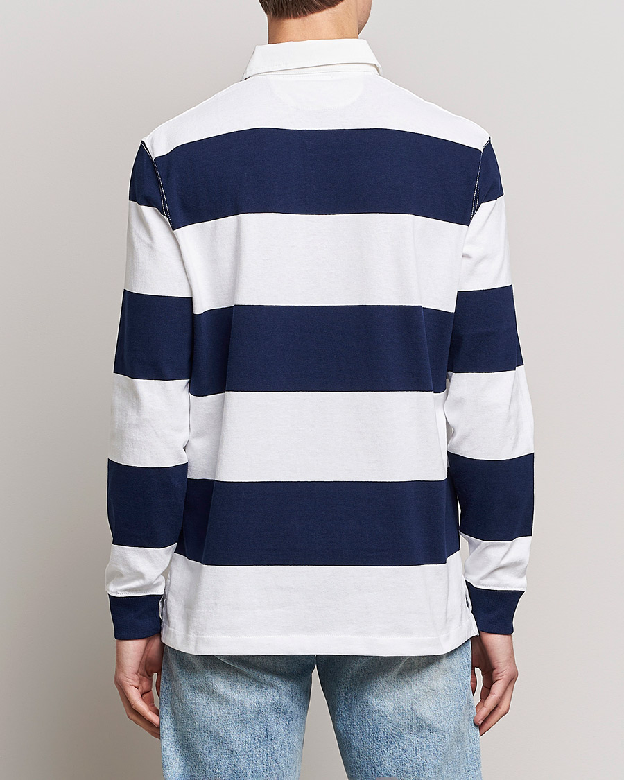 Herre | Trøjer | Polo Ralph Lauren | Striped Rugger Navy/White