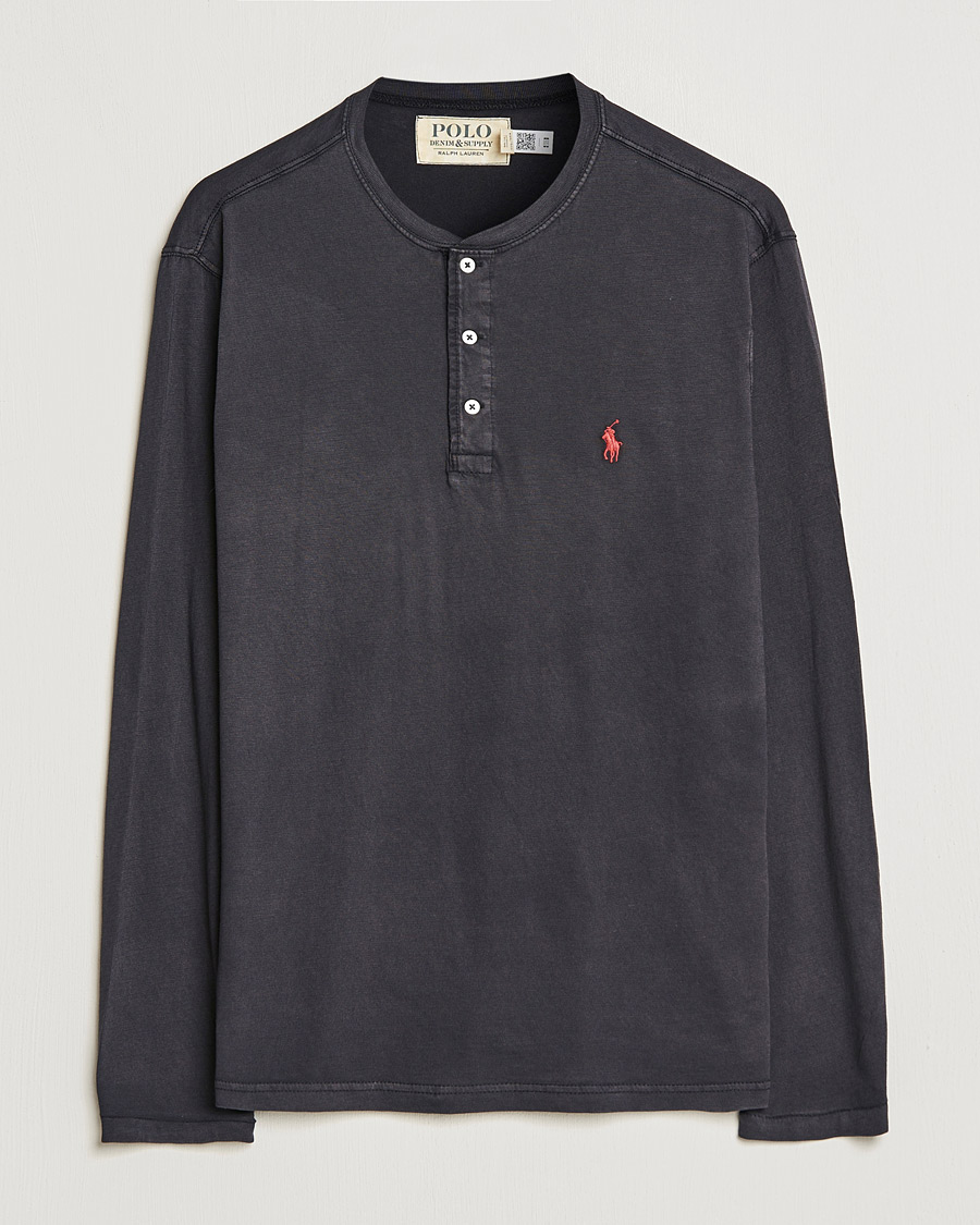 Herre | Trøjer | Polo Ralph Lauren | Slub Jersey Henley Black