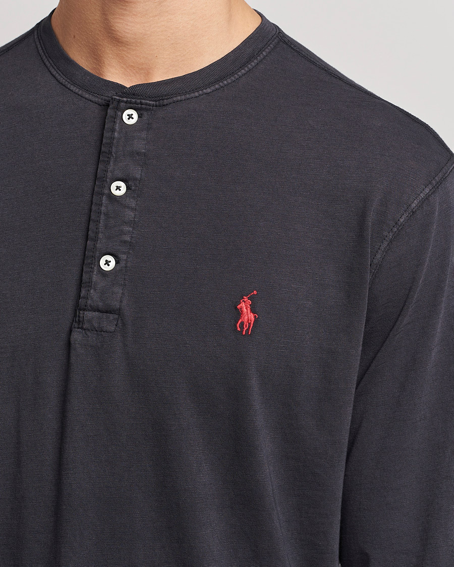 Herre | Trøjer | Polo Ralph Lauren | Slub Jersey Henley Black