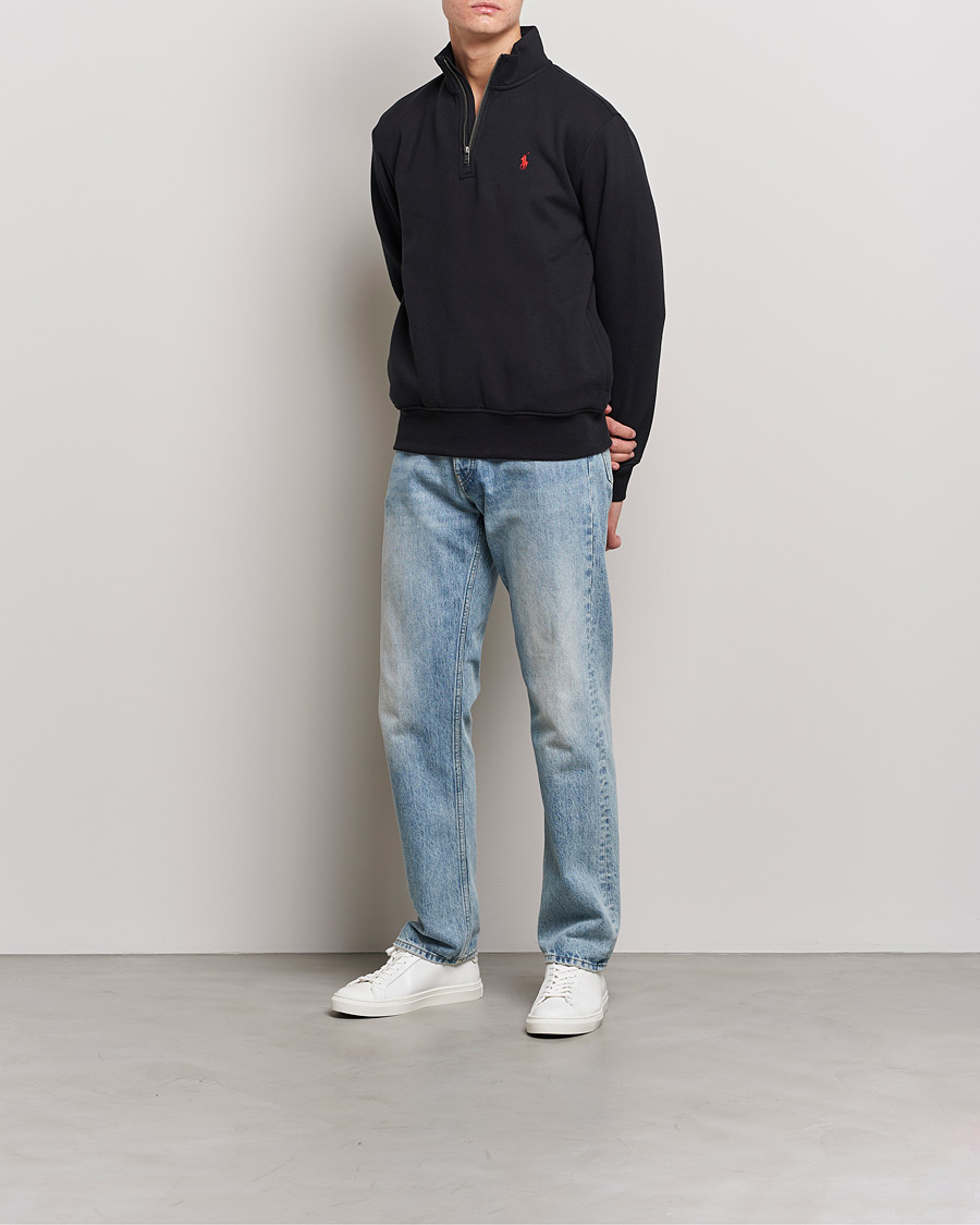 Herre | Trøjer | Polo Ralph Lauren | Magic Fleece Half-Zip Black