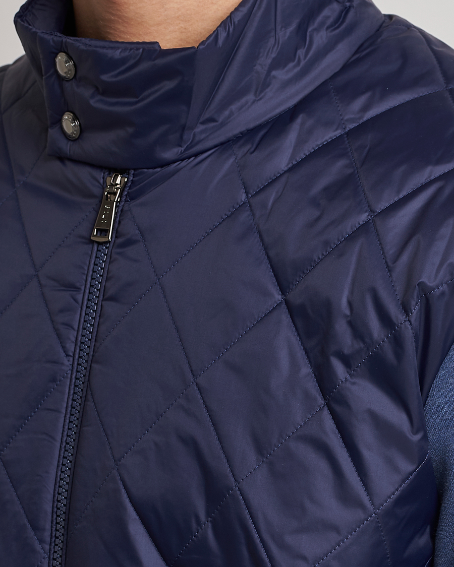 Herre | Trøjer | Polo Ralph Lauren | Tech Double Knit Hybrid Full Zip Newport Navy