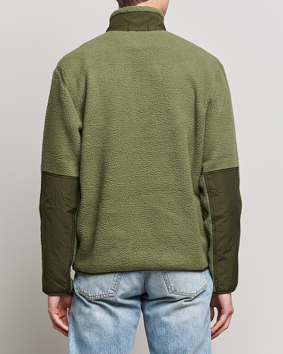 Herre | Trøjer | Polo Ralph Lauren | Curly Sherpa Half Zip Company Olive