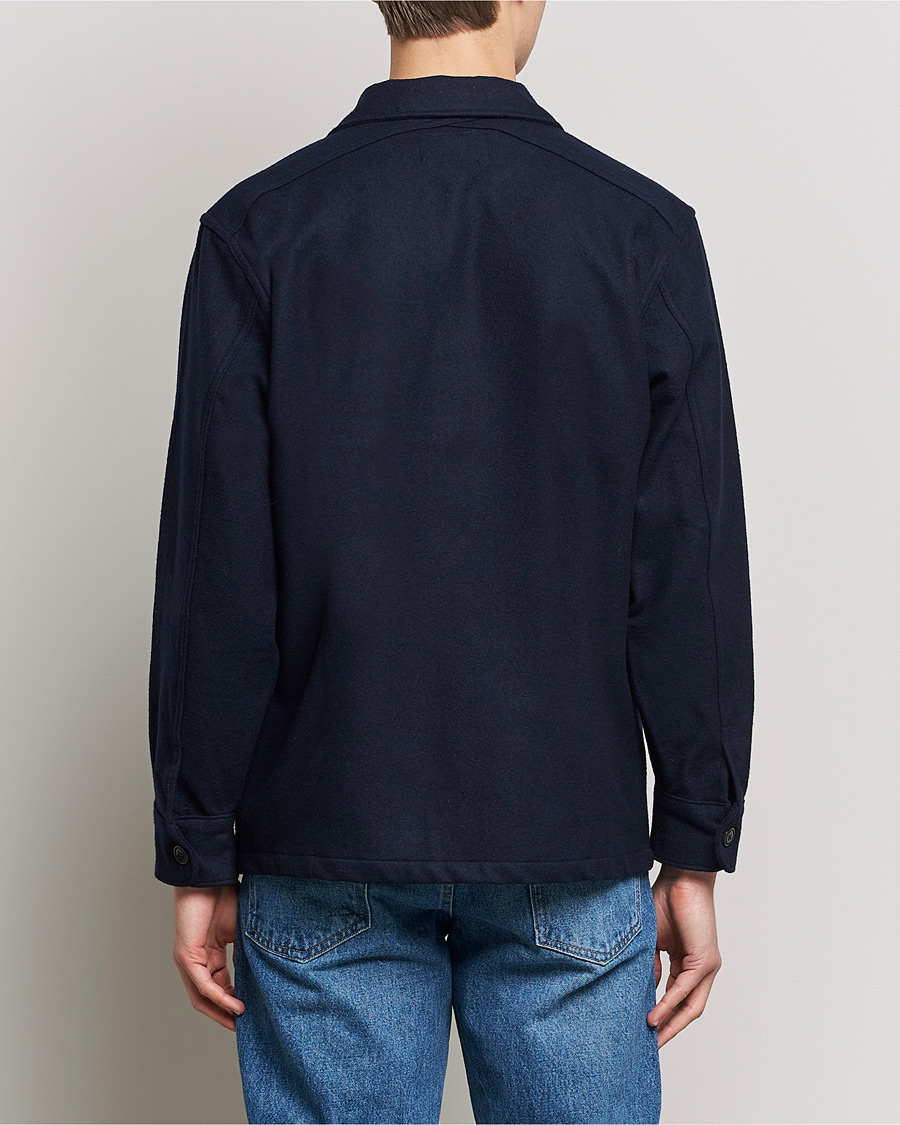 Herre | Skjorter | Polo Ralph Lauren | Wool/Nylon Pocket Overshirt Collection Navy