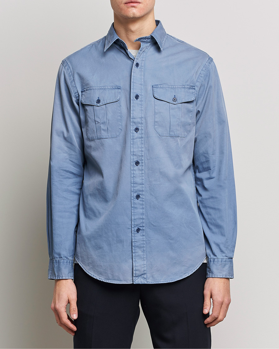 Herre | Skjorter | Polo Ralph Lauren | Classic Fit Twill Shirt Carson Blue