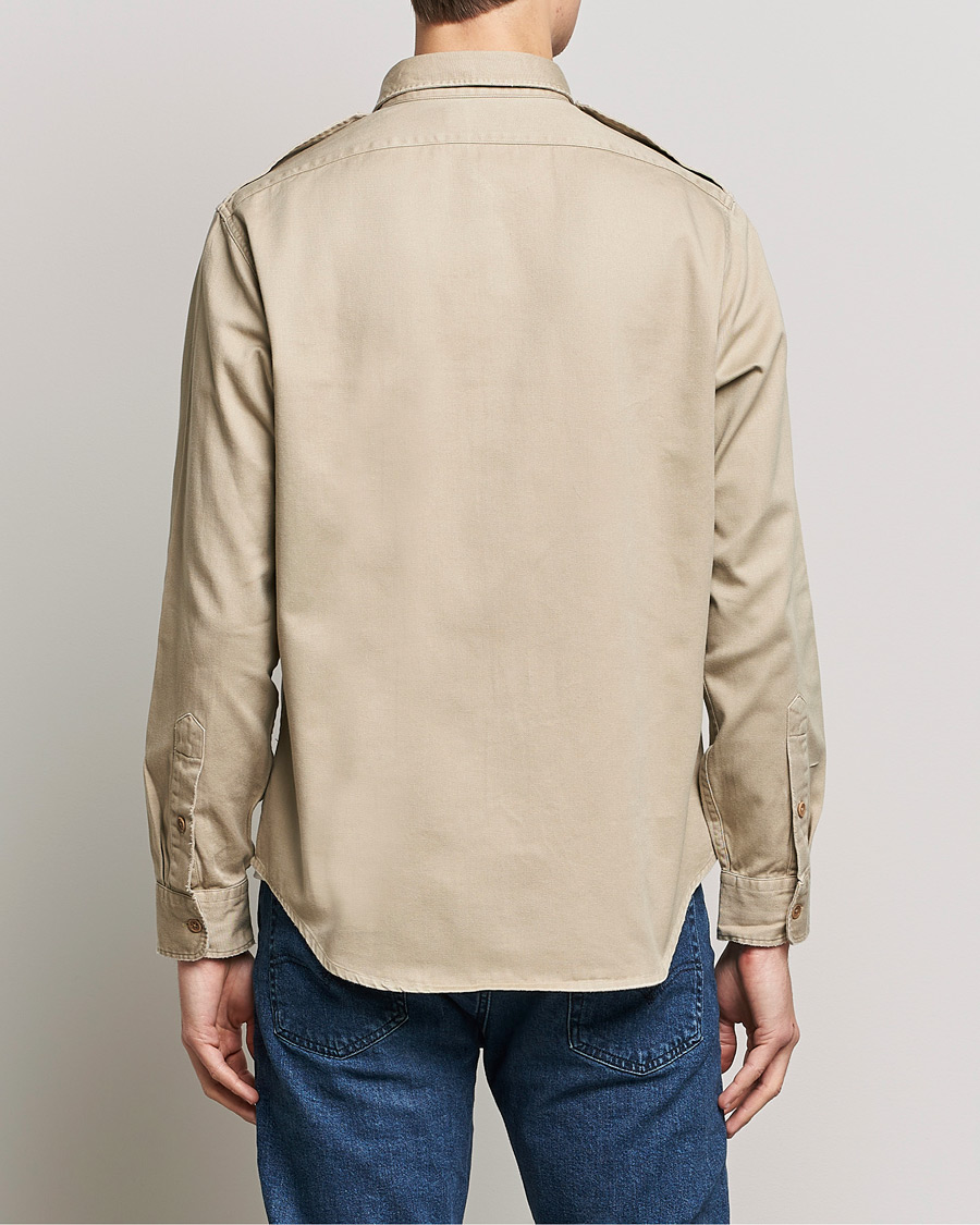 Herre | Skjorter | Polo Ralph Lauren | Twill Safari Pocket Overshirt Khaki