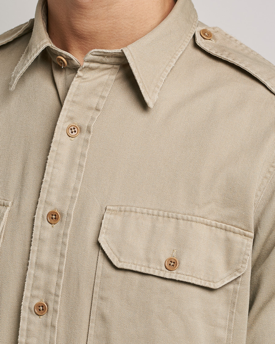 Herre | Skjorter | Polo Ralph Lauren | Twill Safari Pocket Overshirt Khaki