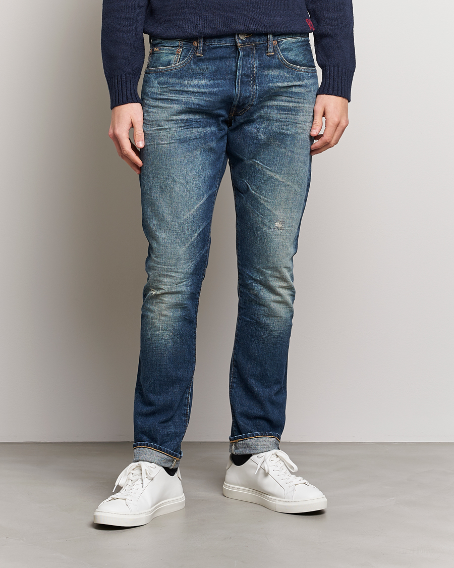Herre | Jeans | Polo Ralph Lauren | Sullivan Korbel Selvedge Jeans Dark Blue
