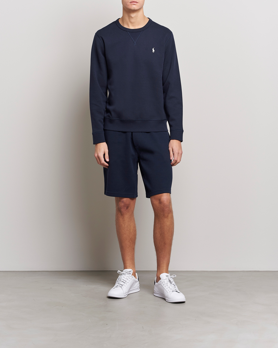 Herre |  | Polo Ralph Lauren | Double Knit Sweatshorts Aviator Navy