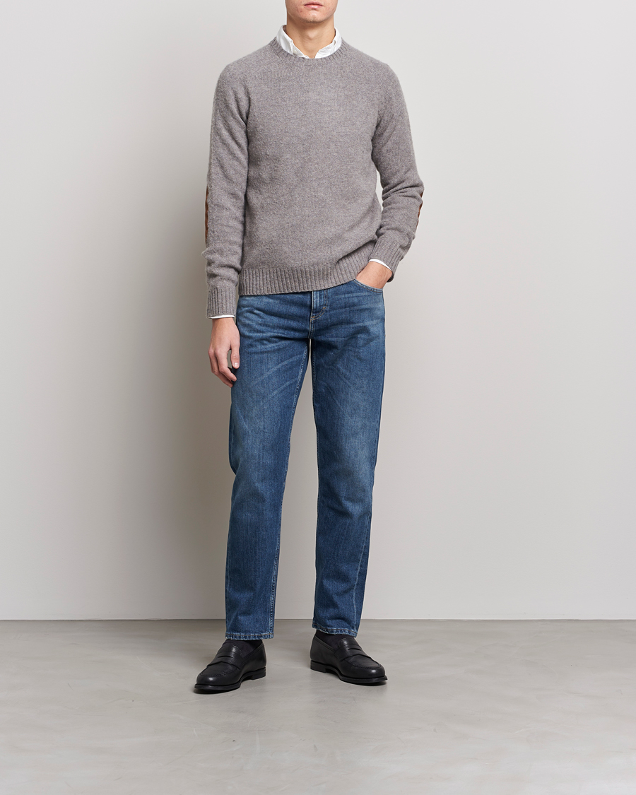 Herre | Strikkede trøjer | Polo Ralph Lauren | Wool Knitted Sweater Grey