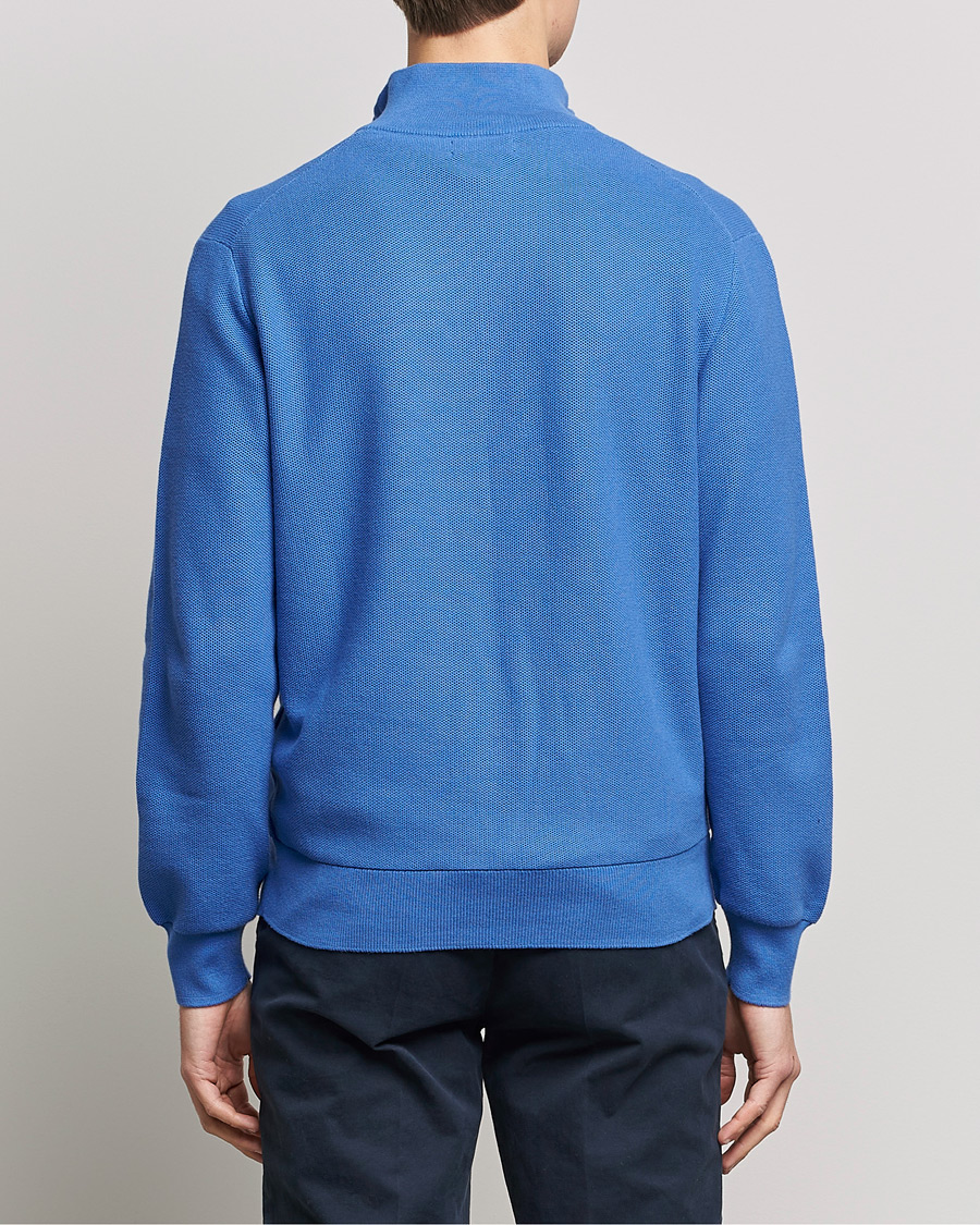 Herre | Trøjer | Polo Ralph Lauren | Cotton Half Zip Maidstone Blue