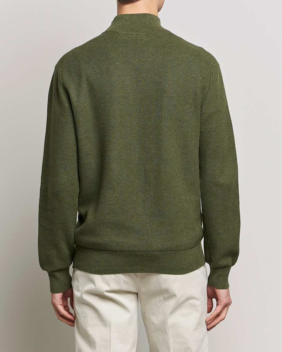 Herre | Trøjer | Polo Ralph Lauren | Cotton Half Zip Olive Heather
