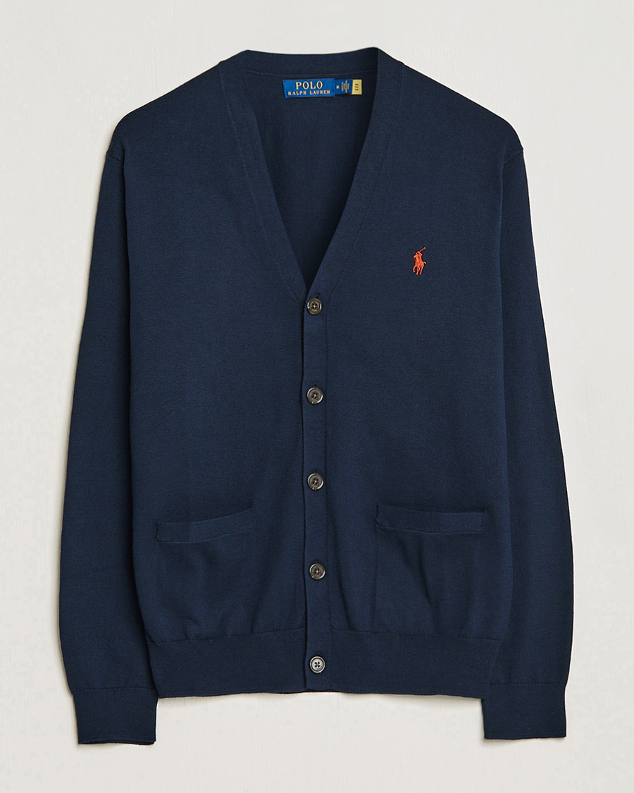 Herre | Trøjer | Polo Ralph Lauren | Cotton Cardigan Hunter Navy