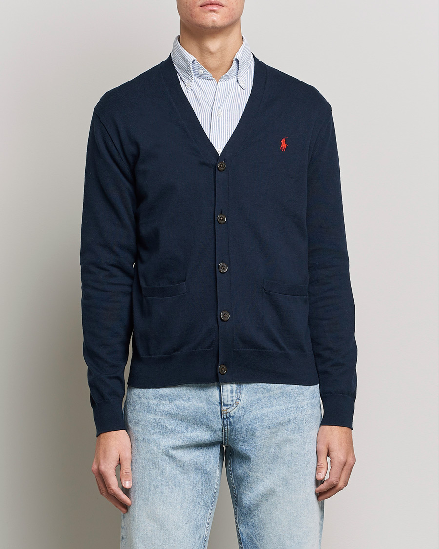 Herre | Afdelinger | Polo Ralph Lauren | Cotton Cardigan Hunter Navy