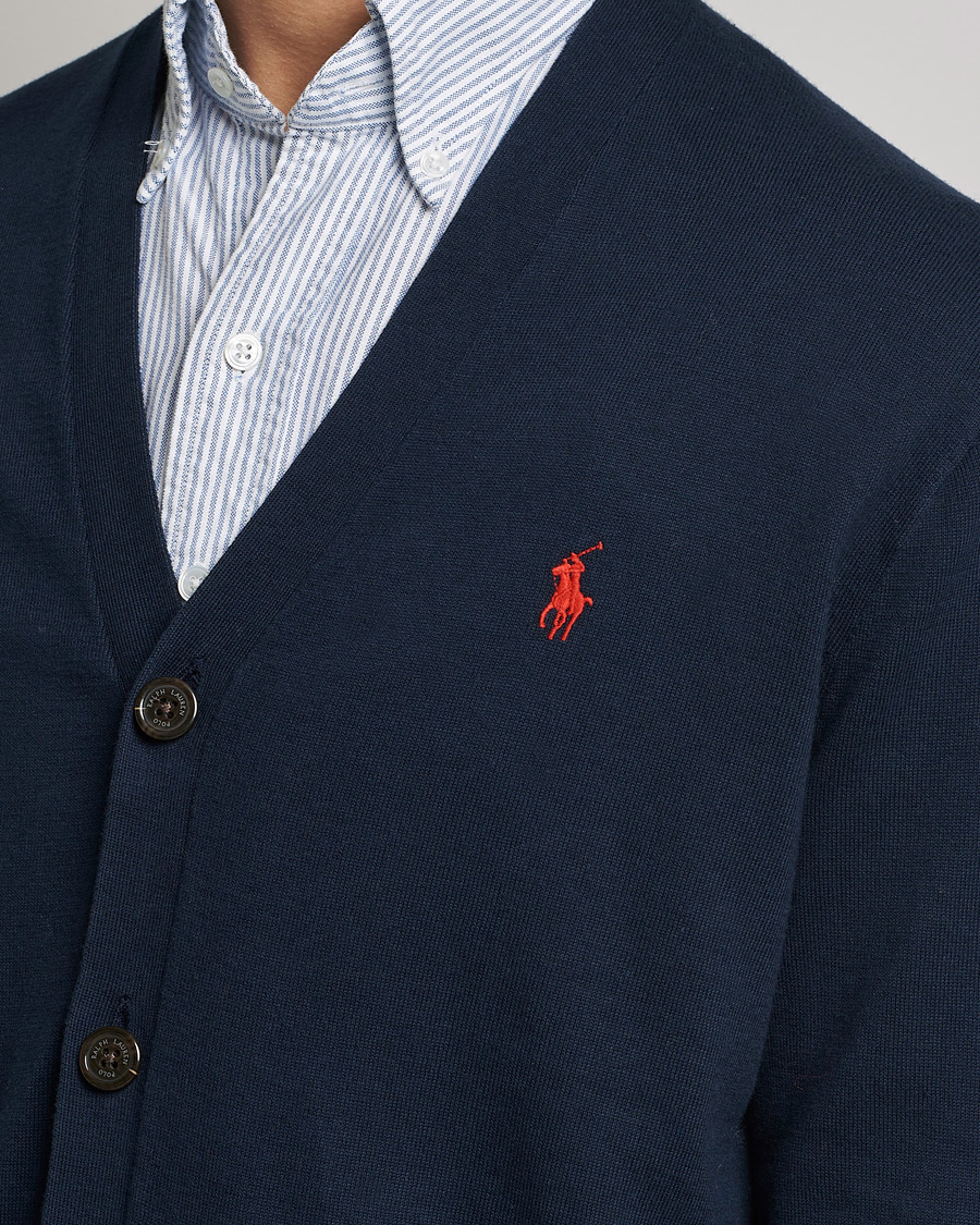 Herre | Trøjer | Polo Ralph Lauren | Cotton Cardigan Hunter Navy