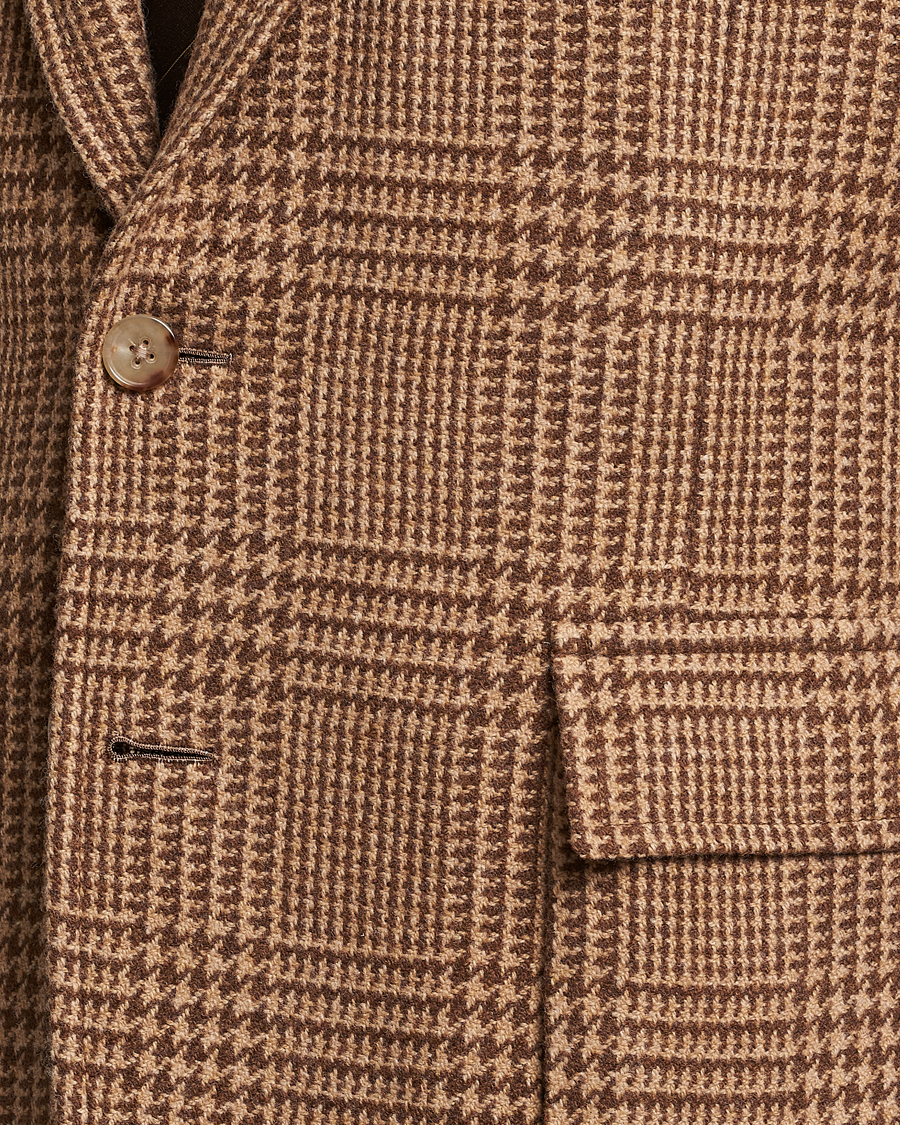 Herre | Blazere & jakker | Ralph Lauren Purple Label | Glenplaid Sportcoat Beige/Brown