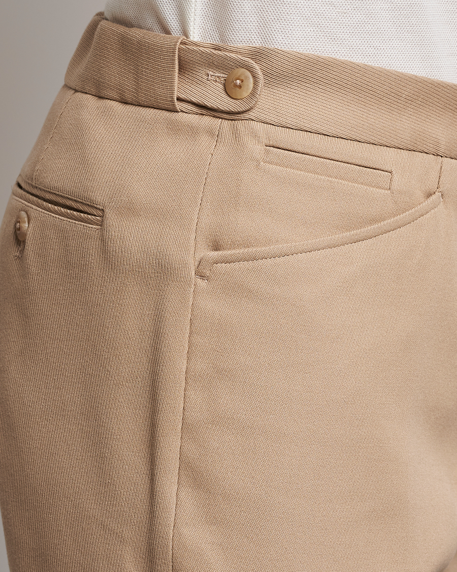 Herre | Bukser | Ralph Lauren Purple Label | Cavalry Twill Trousers Tan
