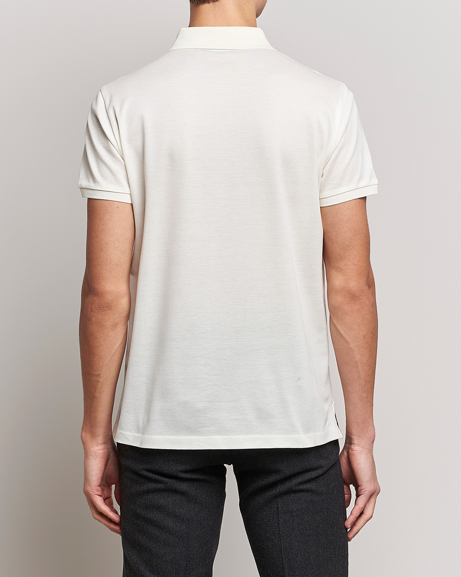 Herre | Polotrøjer | Ralph Lauren Purple Label | Mercerized Cotton Polo Classic Cream