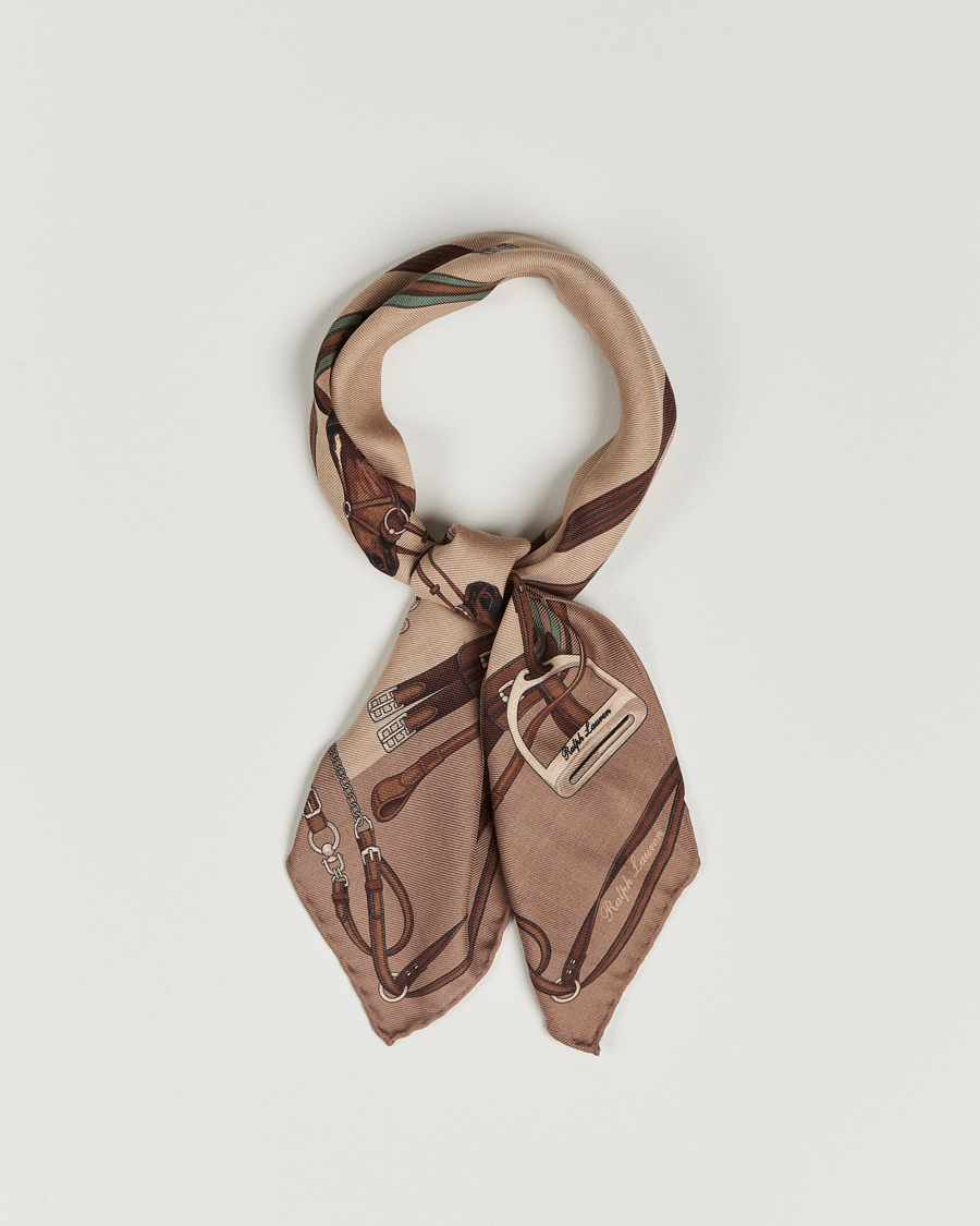 Herre | Ralph Lauren Purple Label Equestrian Cashmere Neckerchief Beige | Ralph Lauren Purple Label | Equestrian Cashmere Neckerchief Beige