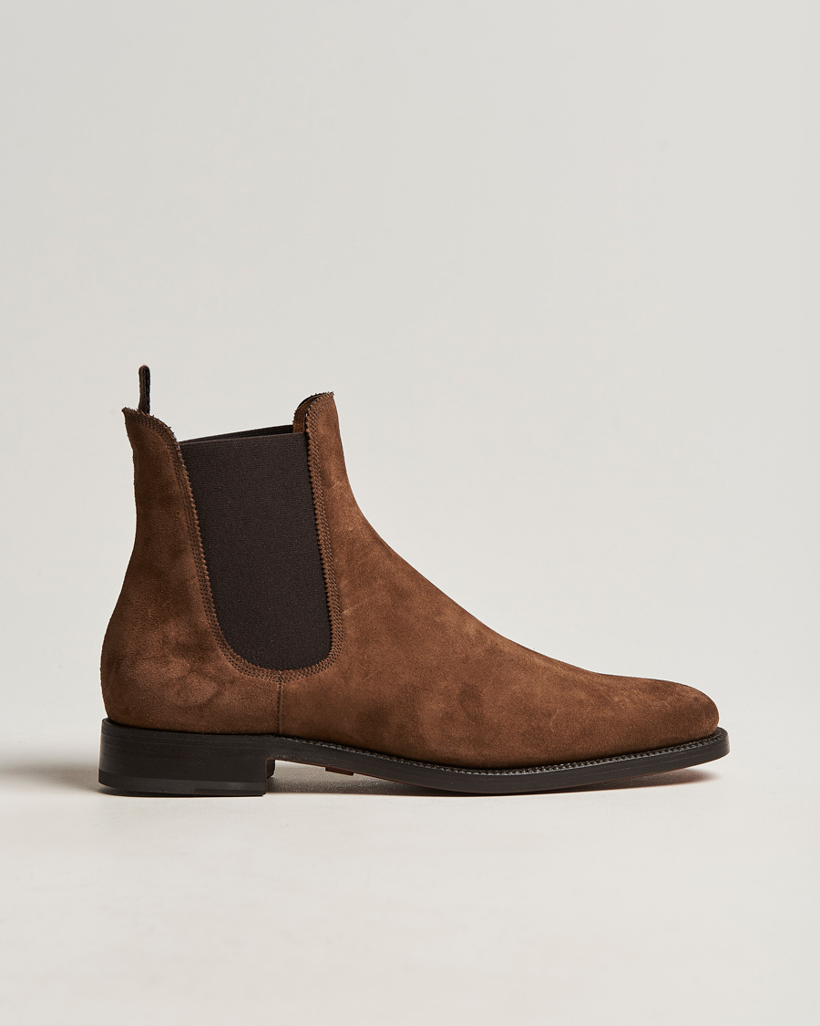 Ralph Lauren Purple Label Penfield Chelsea Boots Chestnut CareOfCar