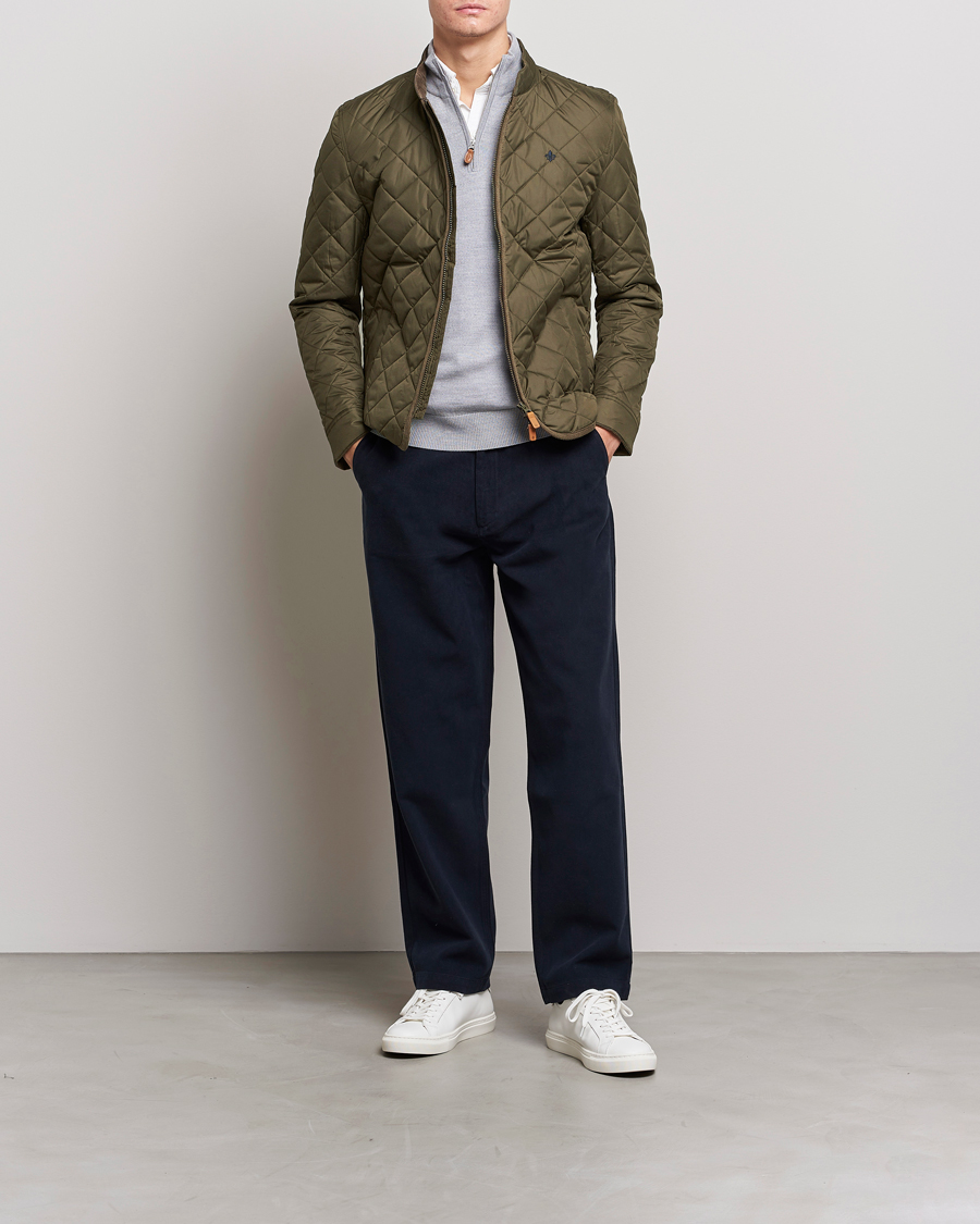 Herre | Jakker | Morris | Teddy Quilted Jacket Olive
