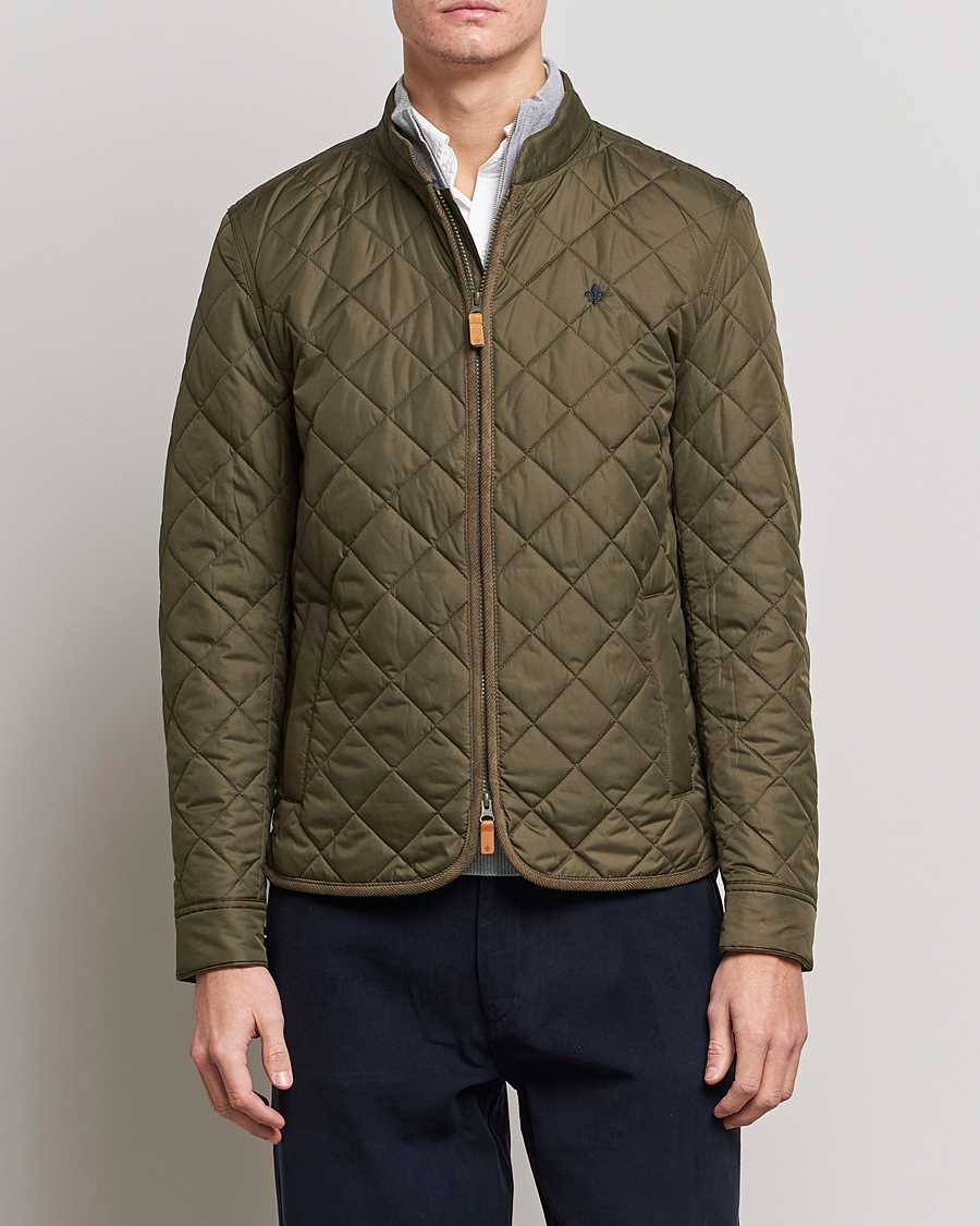 Herre |  | Morris | Teddy Quilted Jacket Olive