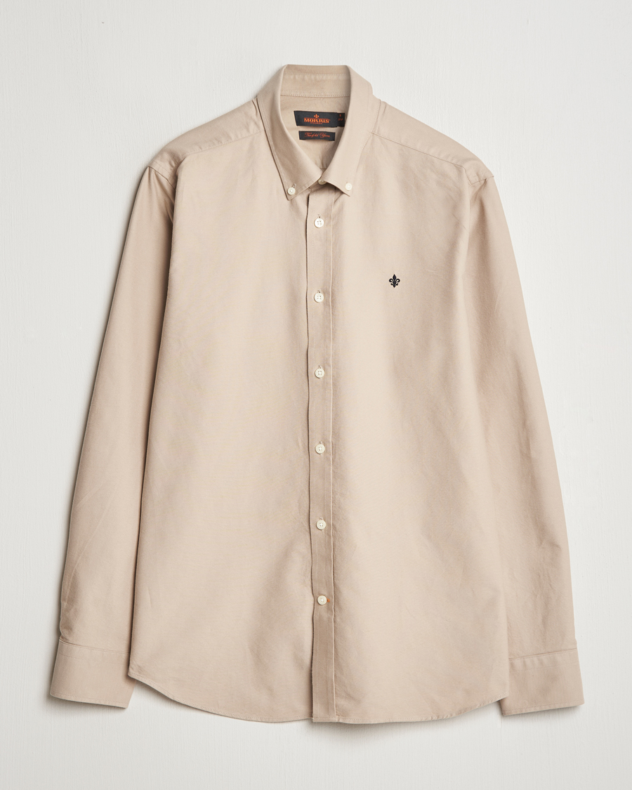 Herre | Skjorter | Morris | Douglas Oxford Shirt Khaki