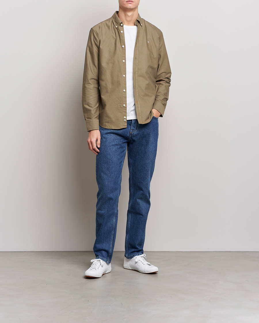 Herre | Skjorter | Morris | Douglas Oxford Shirt Olive