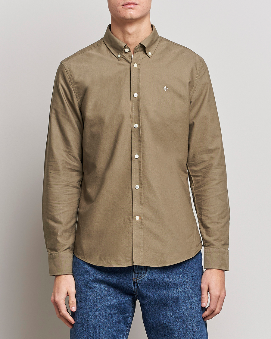 Herre | Oxfordskjorter | Morris | Douglas Oxford Shirt Olive