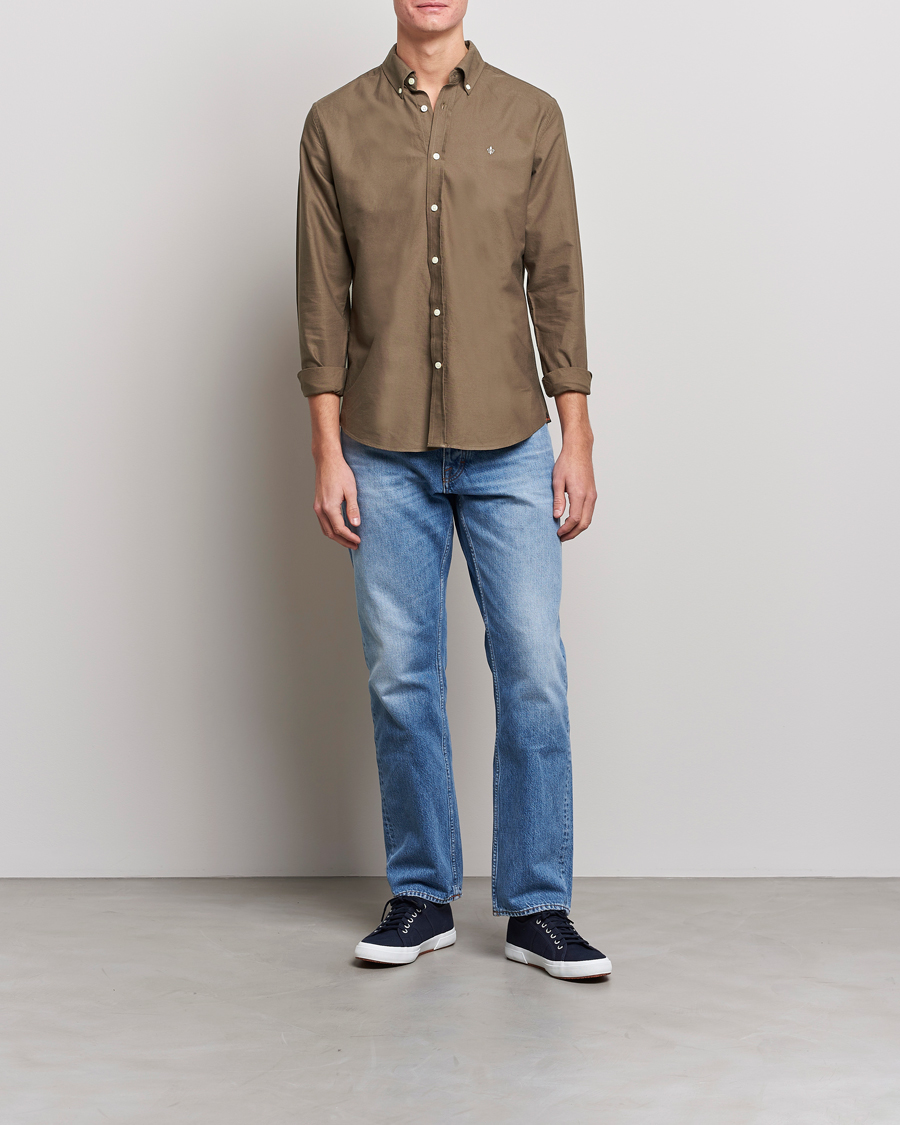 Herre | Skjorter | Morris | Douglas Oxford Shirt Brown
