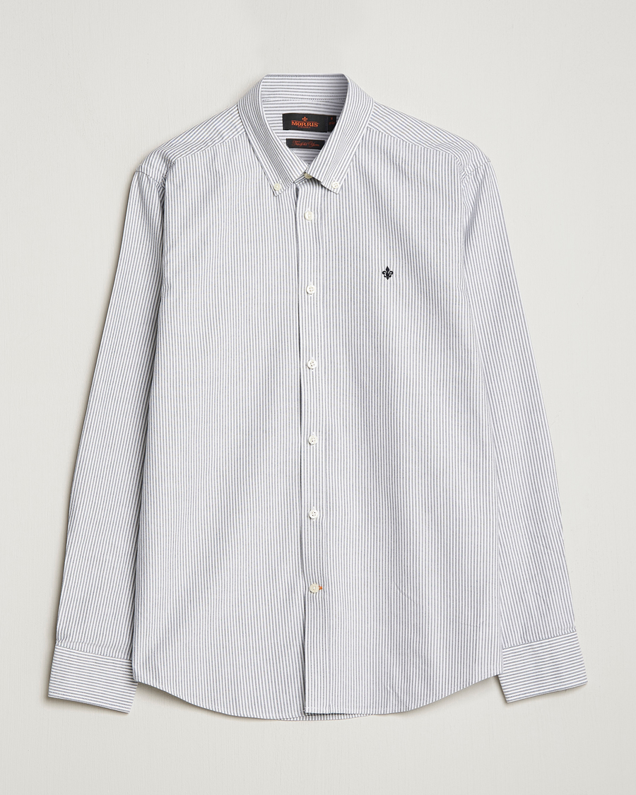 Herre | Skjorter | Morris | Douglas Oxford Striped Shirt Blue