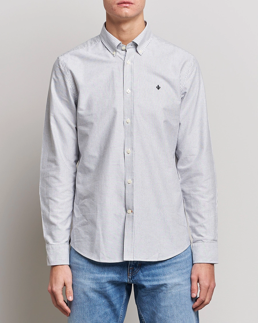 Herre | Skjorter | Morris | Douglas Striped Oxford Blue