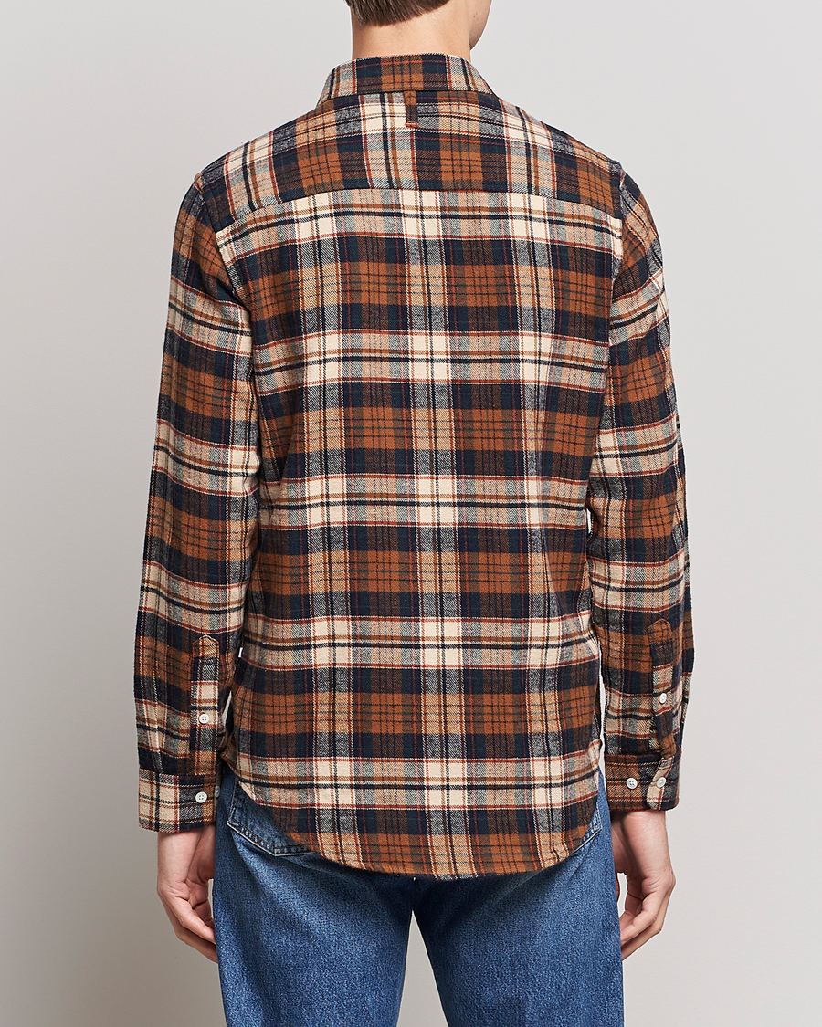 Herre | Skjorter | NN07 | Arne Brushed Cotton Checked Shirt Multi