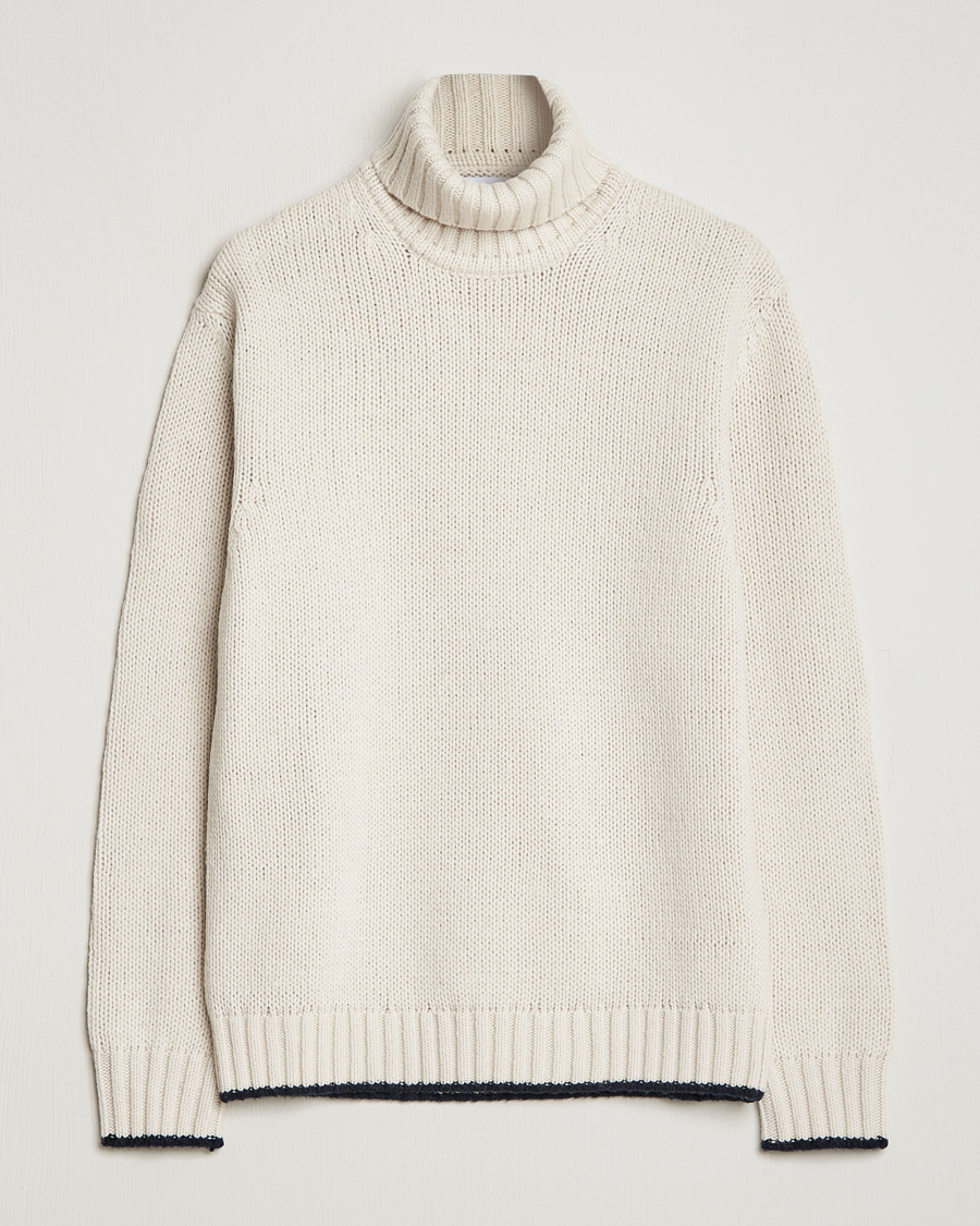 Herre | Trøjer | NN07 | Bert Knitted Rollneck Ecru