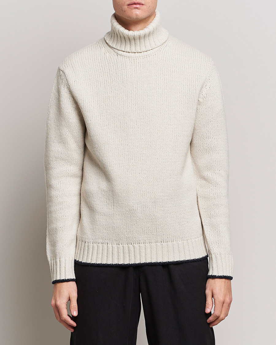 Herre | Trøjer | NN07 | Bert Knitted Rollneck Ecru