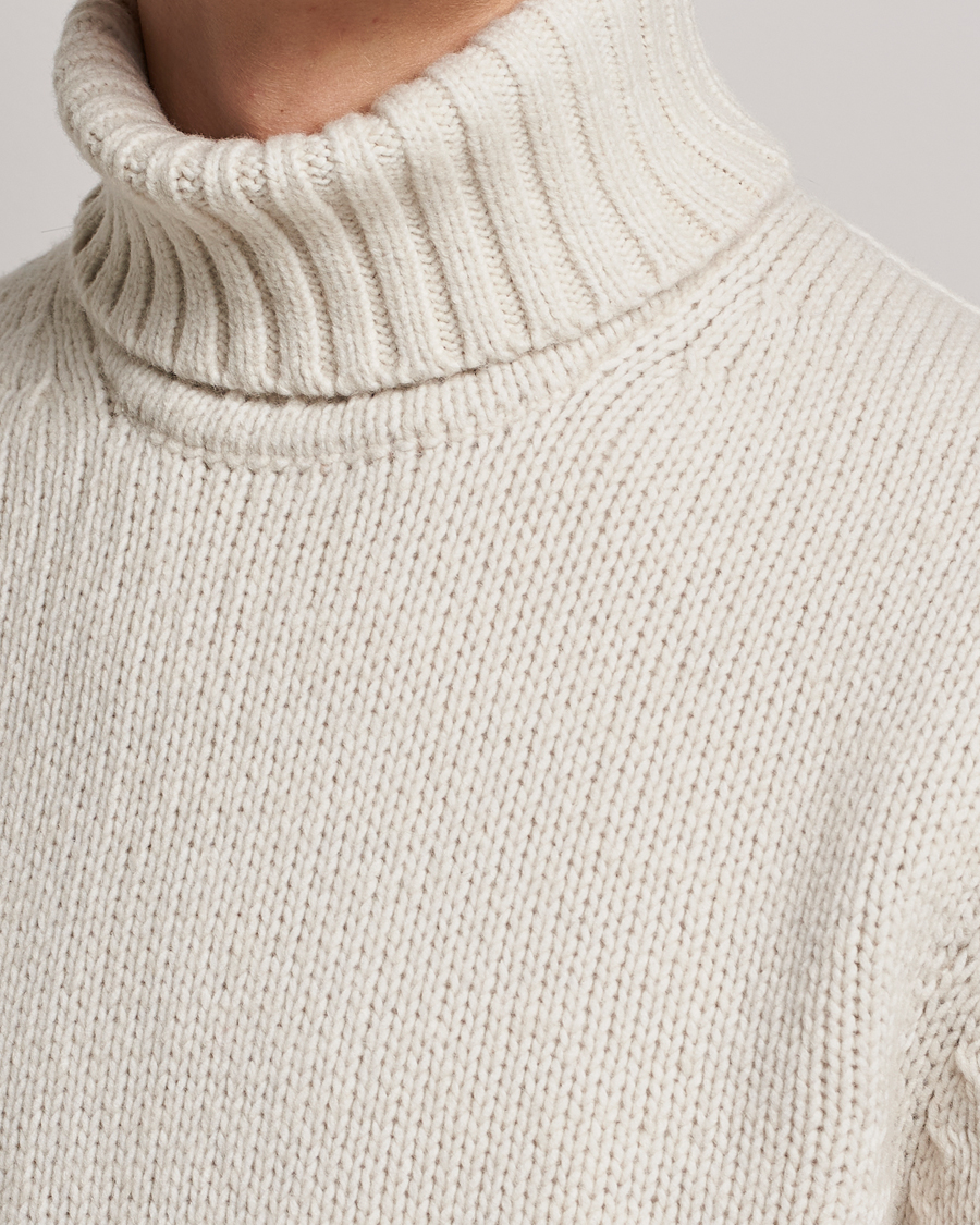 Herre | Trøjer | NN07 | Bert Knitted Rollneck Ecru