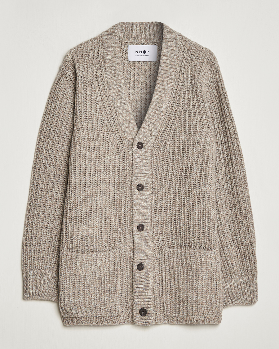 Herre | Trøjer | NN07 | Benzon Knitted Cardigan Stone