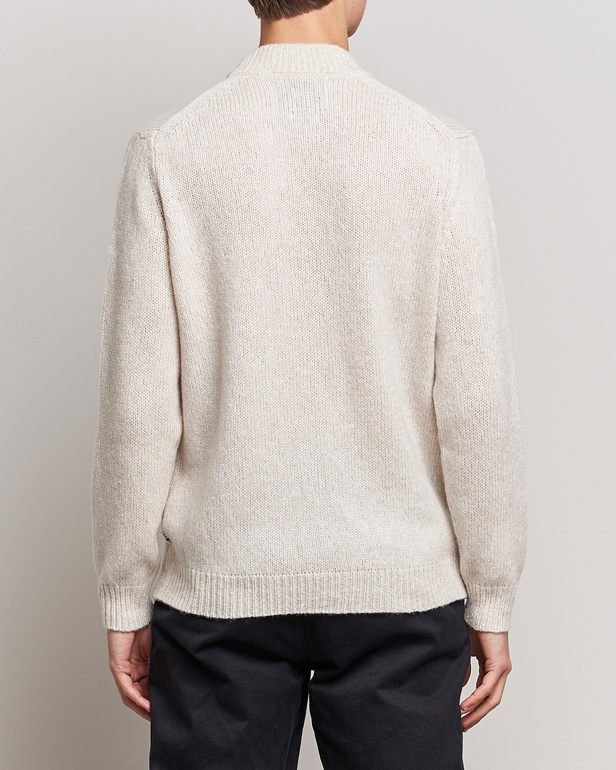 Herre | Trøjer | NN07 | Nick Mock Neck Sweater Oat