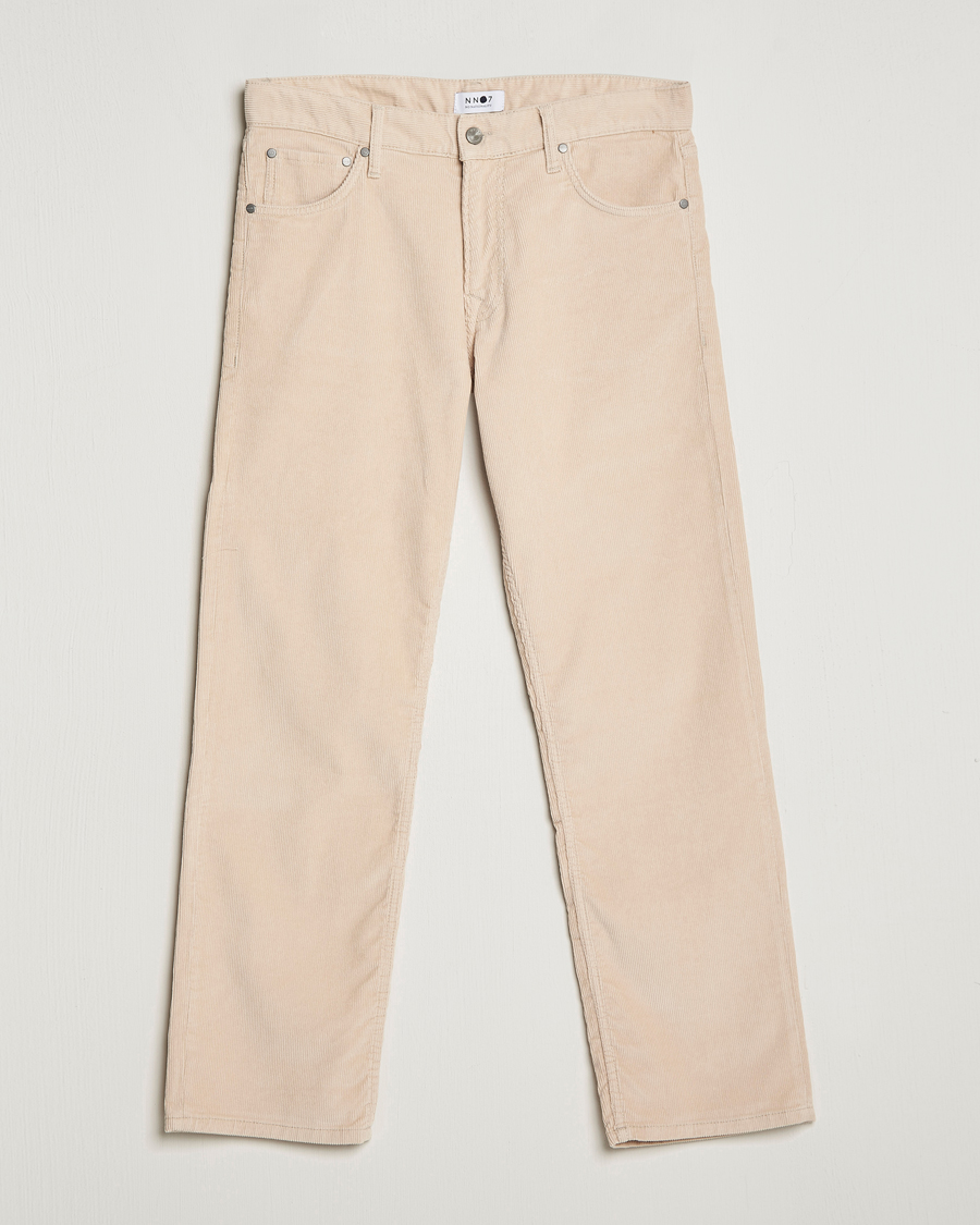 Herre | Bukser | NN07 | Sonny Corduroy 5-Pocket Pants Ecru